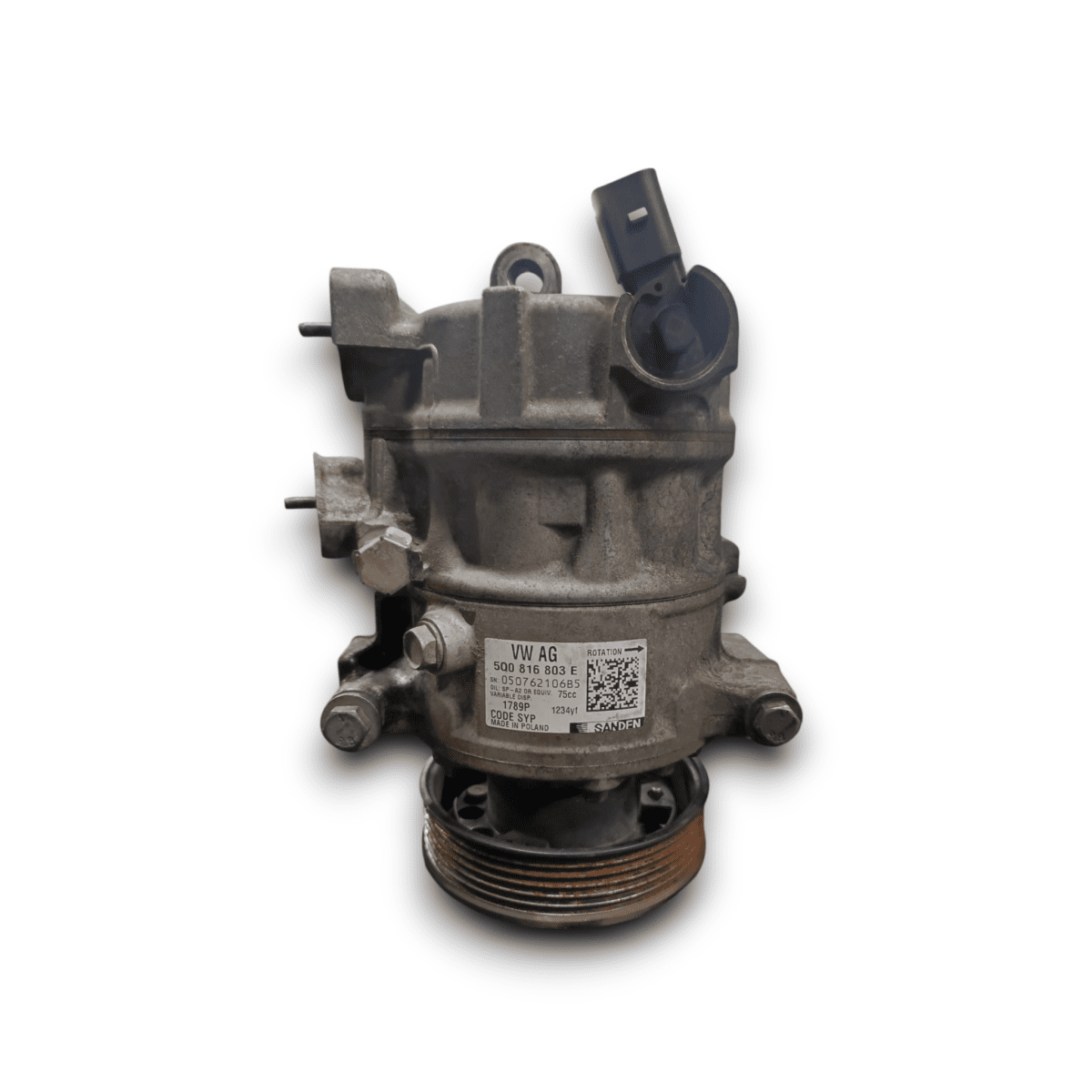 Air conditioning compressor Volkswagen Up 1.0 petrol code: 5q0816803e (2011 - 2024) - F&P CRASH SRL - Used Parts