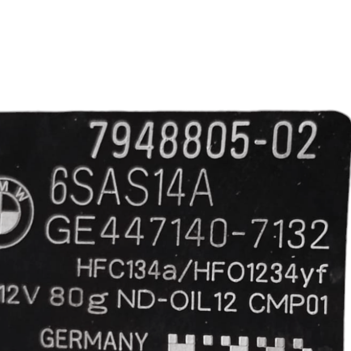 BMW X3 G01 2.0 diesel compressor code: 794880502 (2017 - 2024) - F&P CRASH SRLS - Used Parts