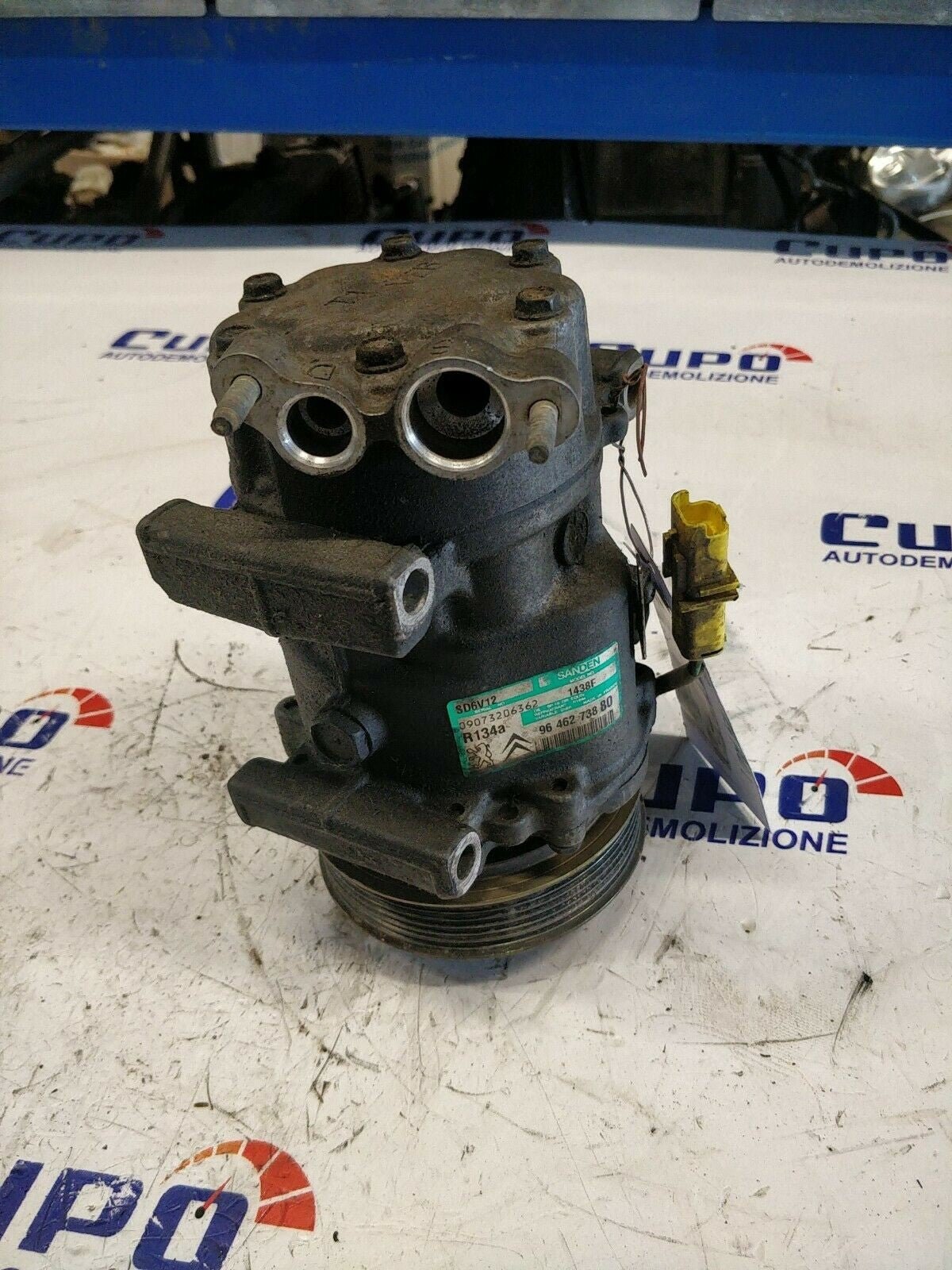 Compressore Clima A/C Peugeot 307 1.4 HDI 50kw 5P 2002 9646273880 - F&P CRASH SRLS - Ricambi Usati