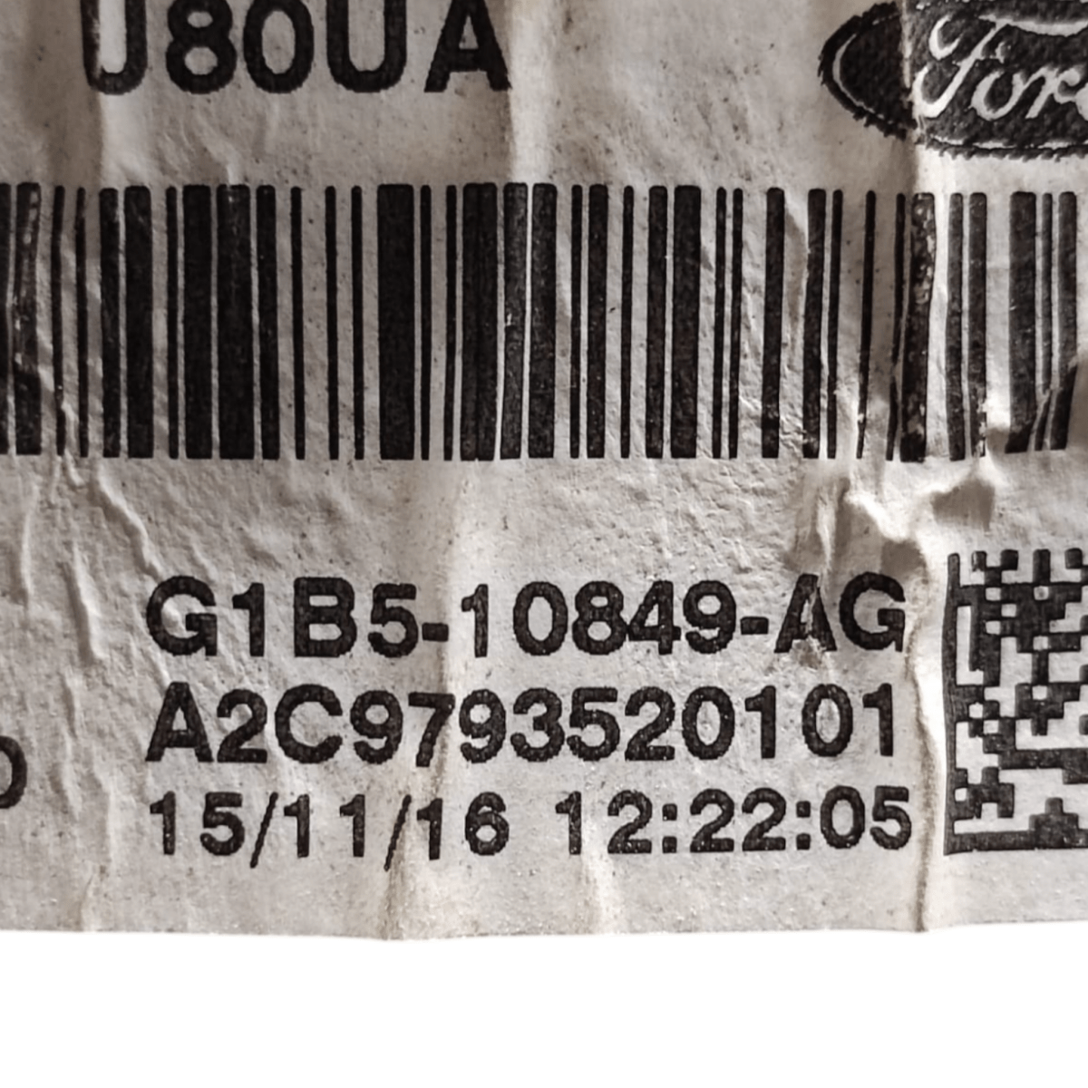 Odometer / speedometer for Ford Ka+ 1.2 petrol code: g1b510849ag (2016 - 2019) - F&P CRASH SRLS - Used Spare Parts