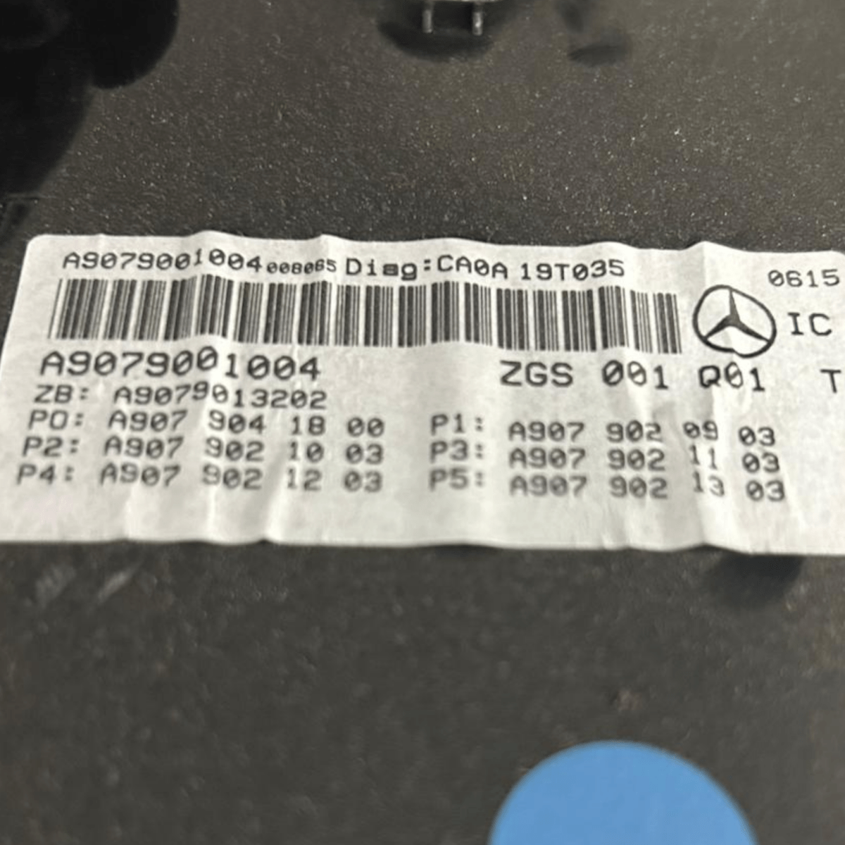 Contachilometri / tachimetro mercedes benz sprinter w910 2.2 diesel cod:A9079001004 (2018 >) - F&P CRASH SRLS - Ricambi Usati