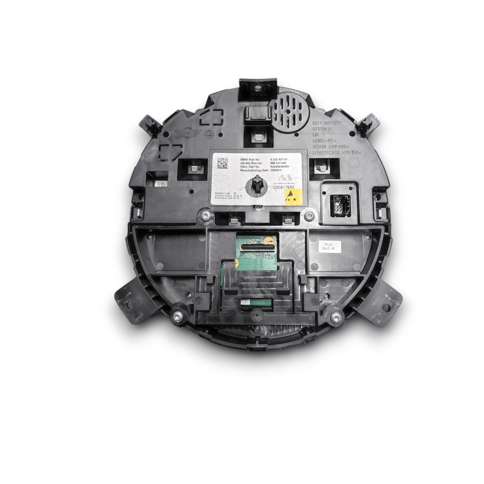 Odometer / Speedometer Mini Countryman 1.6 Diesel COD: 923242701 (2010 - 2016) - F&P CRASH SRLS - Used Parts