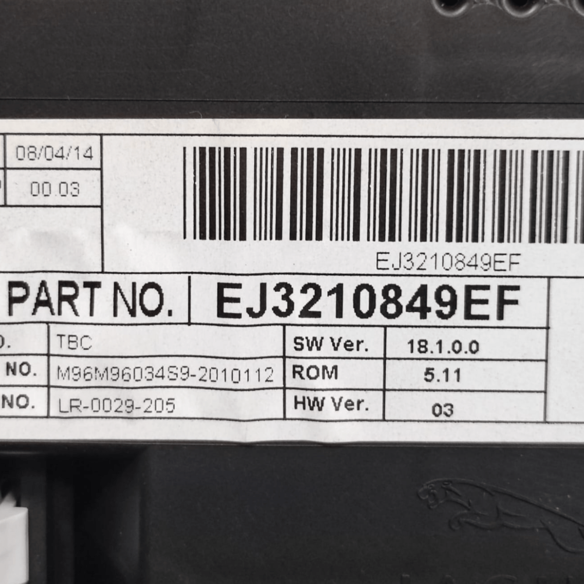 Contacilometro / tachometer range rover evoque 2.2 diesel code: ej3210849ef (2011 - 2018) - F&P CRASH SRLS - Used Parts