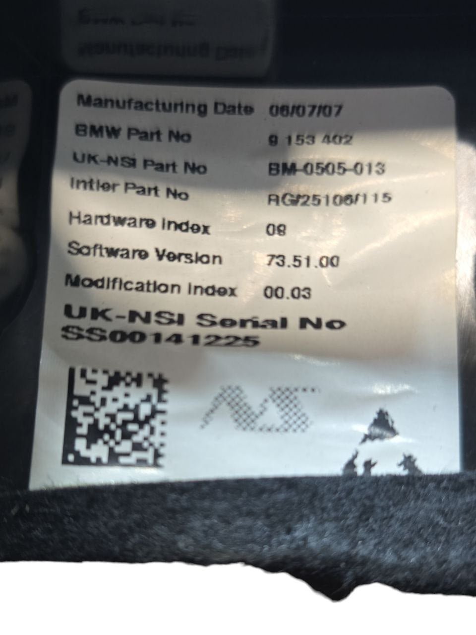 Contagiri Mini Cooper 2° Serie 1.4 benzina ( 2007 - 2011 ) Cod : SS00141225 - F&P CRASH SRLS - Ricambi Usati
