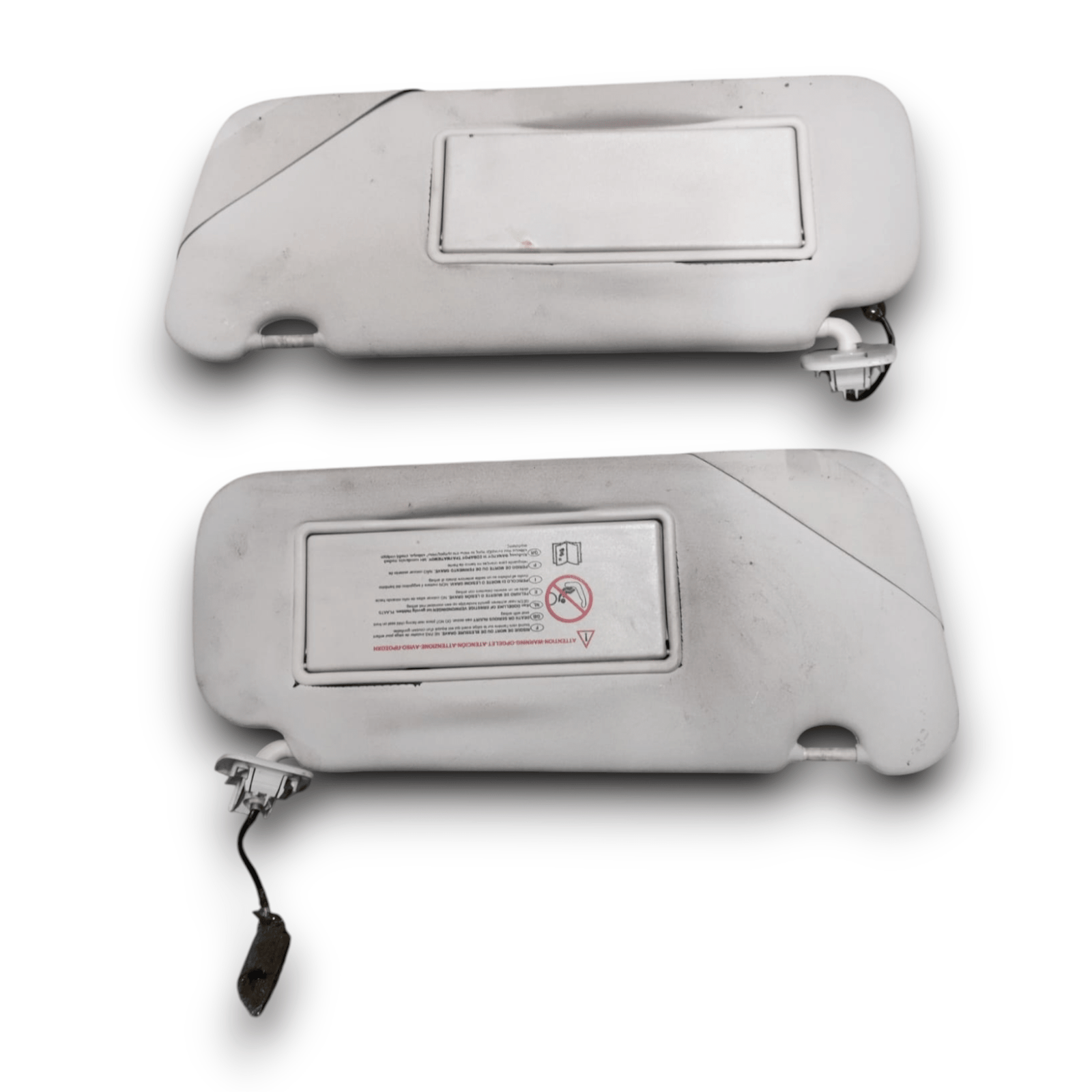 Coppia Alette Parasole Peugeot 407 (2004 - 2012) - F&P CRASH SRLS - Ricambi Usati