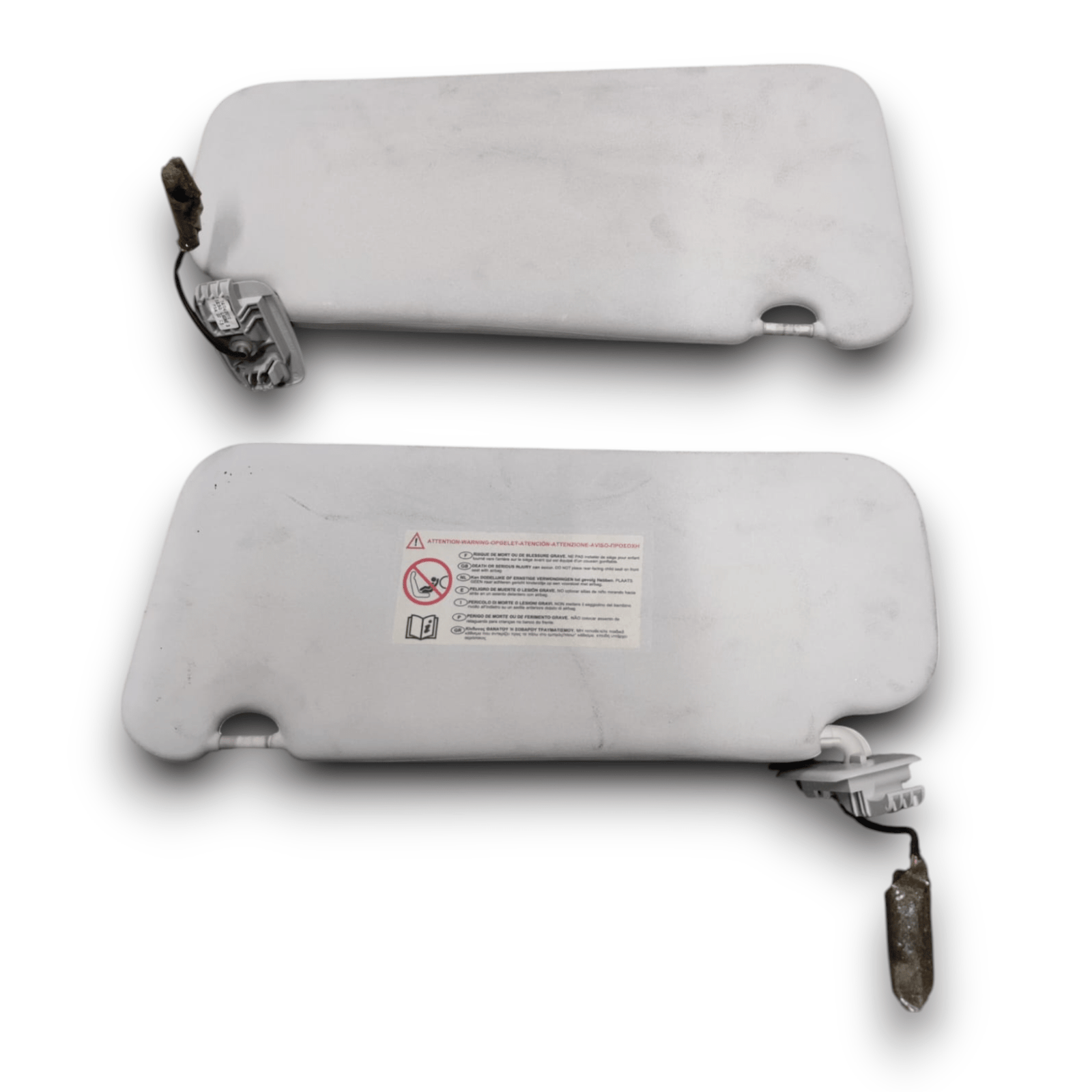Coppia Alette Parasole Peugeot 407 (2004 - 2012) - F&P CRASH SRLS - Ricambi Usati