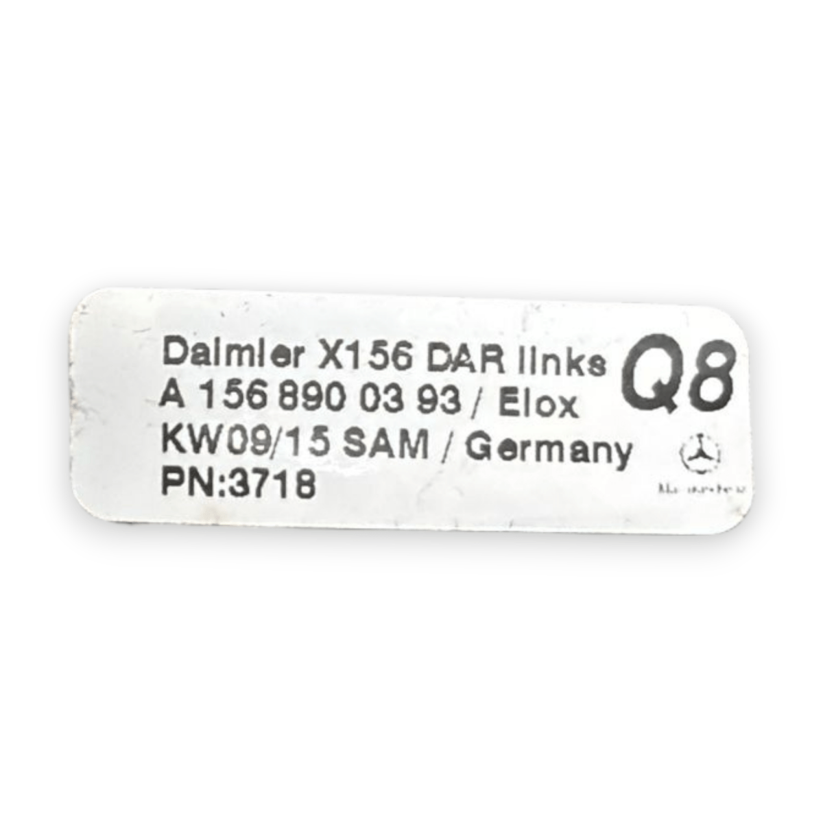 Coppia barre longitudinali / portapacchi mercedes - benz gla cod:a1568900493 / a1568900393 (2013 - 2019) - F&P CRASH SRL - Ricambi Usati