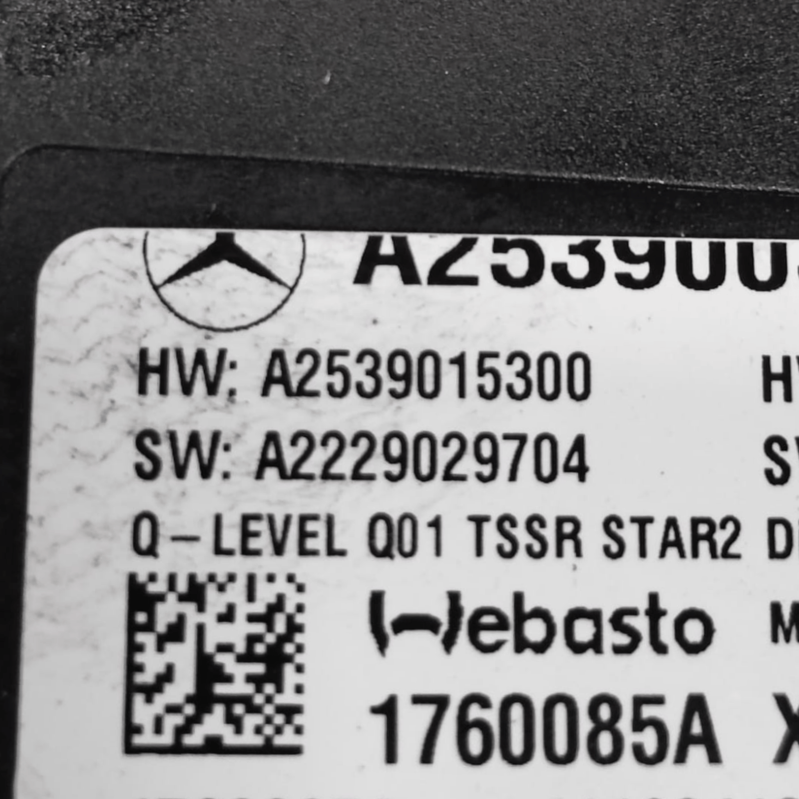 Coppia Motorini Tettuccio Apribile Mercedes GLC X253 COD: A2539015300 (2015 - 2022) - F&P CRASH SRLS - Ricambi Usati