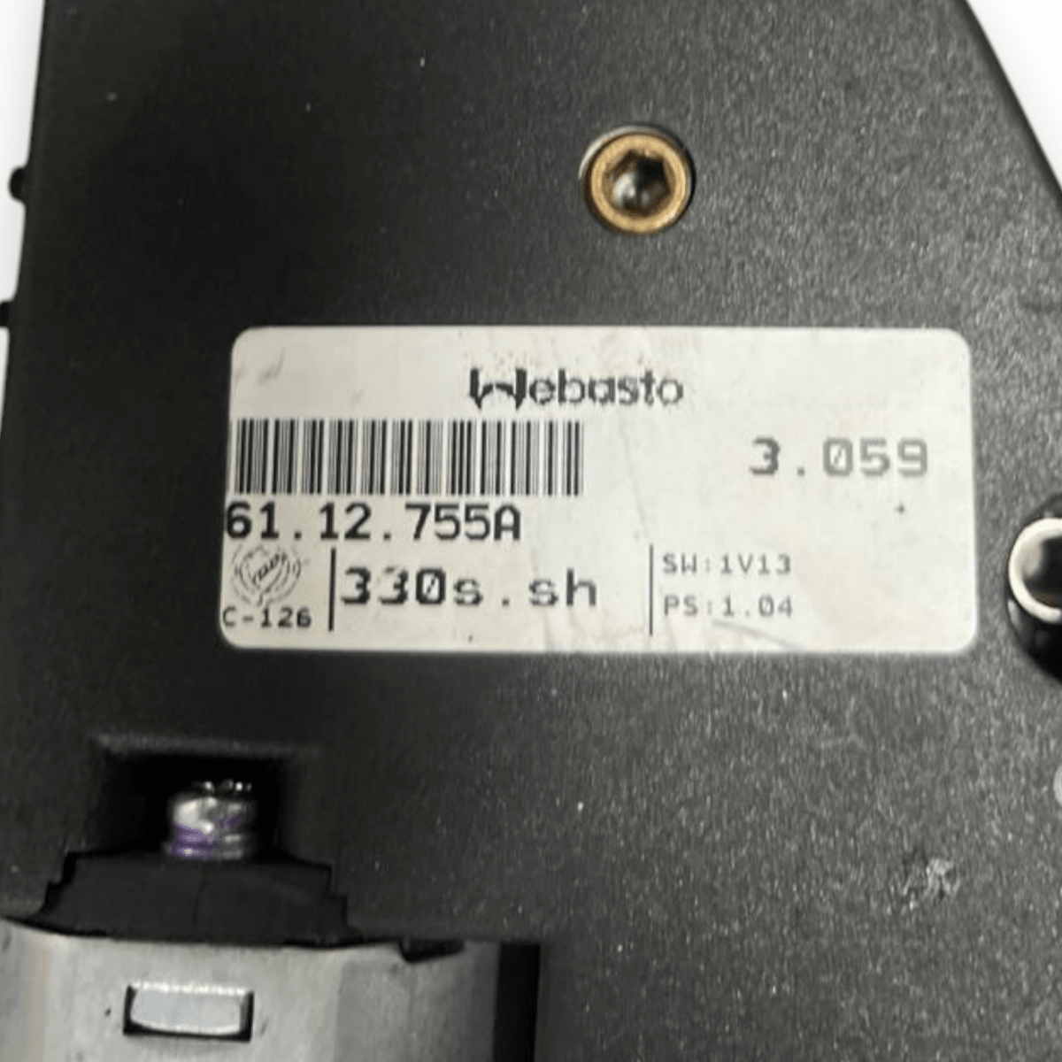 Coppia Motorino Tetto Apribile Fiat 500L (2014 - ) cod: 6112755A - F&P CRASH SRL - Ricambi Usati