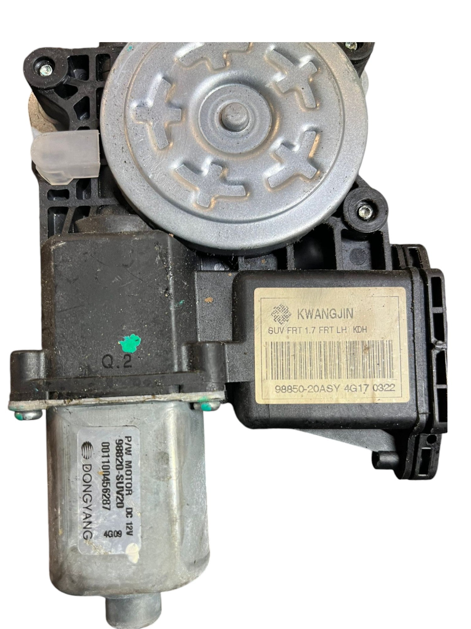 Left front window lift mechanism Opel Mokka X (2012 - 2019) code 98850 - 20ASY / Electric Window Regulator - F&P CRASH SRLS - Used Parts