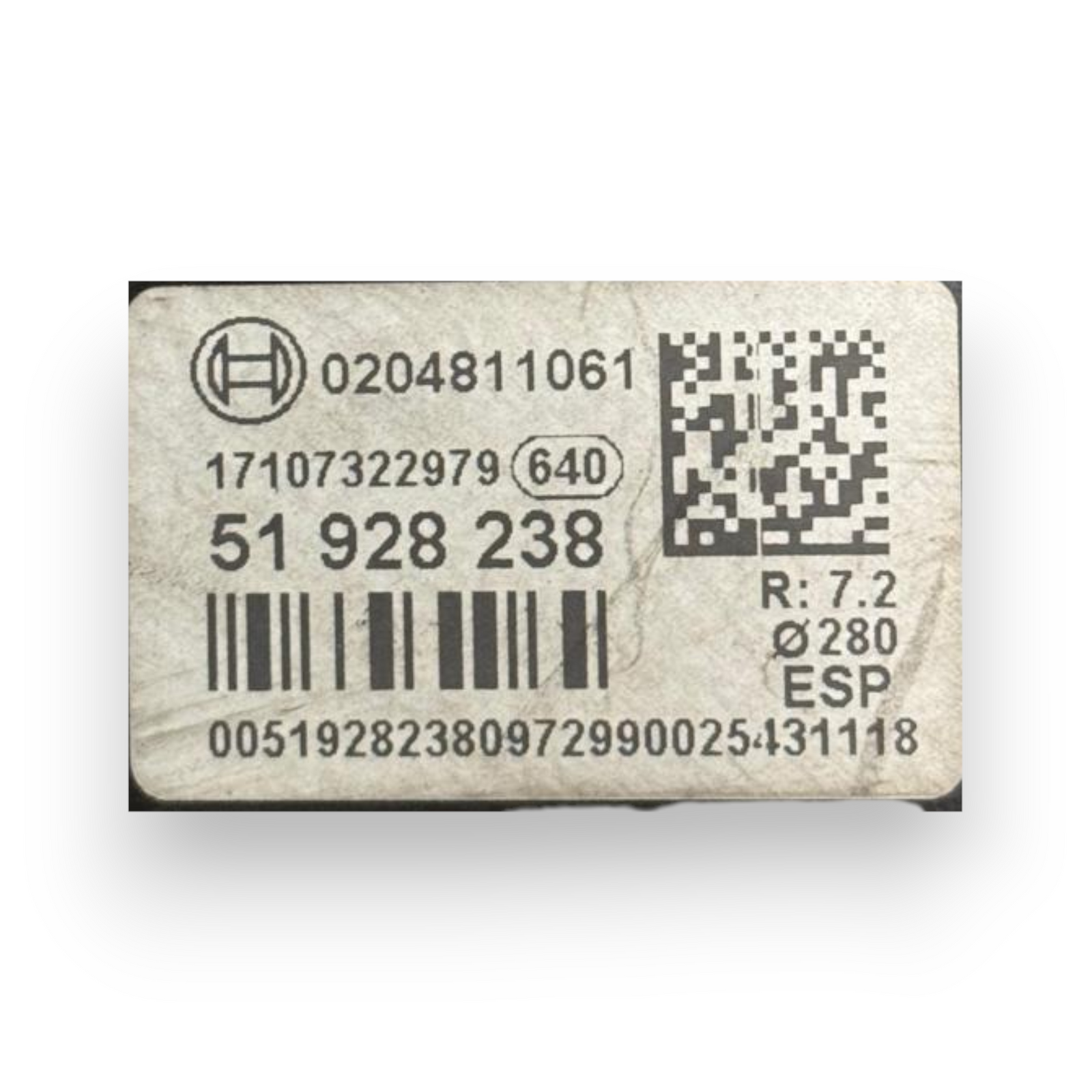 Servo zavorna črpalka Fiat Ducato 2.2 dizel koda 51928238 (2014-)