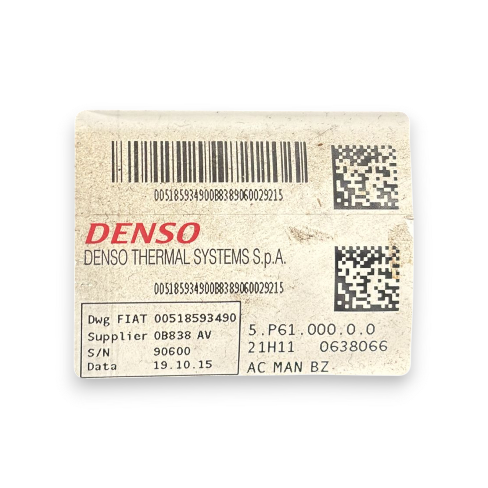 Gruppo riscaldamento / stufa fiat panda 312 1.2 benzina cod:00518593490 (2003-2012)