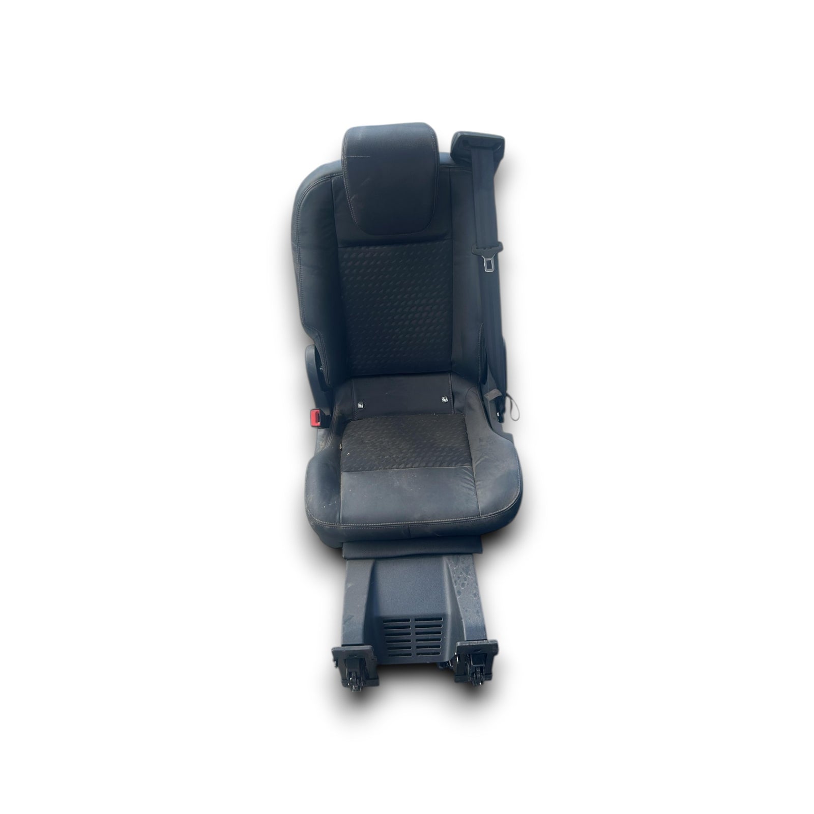 Sedile posteriore passeggero in stoffa e pelle nero Ford Tourneo Custom I (2018 > 2023) 8 posti