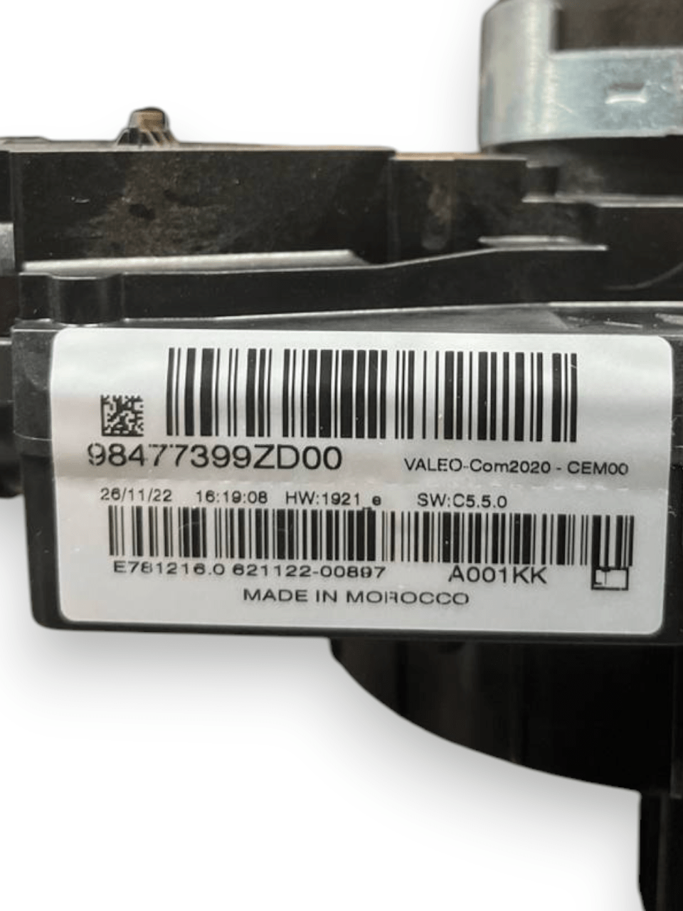Spiral Cable Switches Peugeot 308 III (2021>) code: 98477399ZD00 - F&P CRASH SRLS - Used Parts