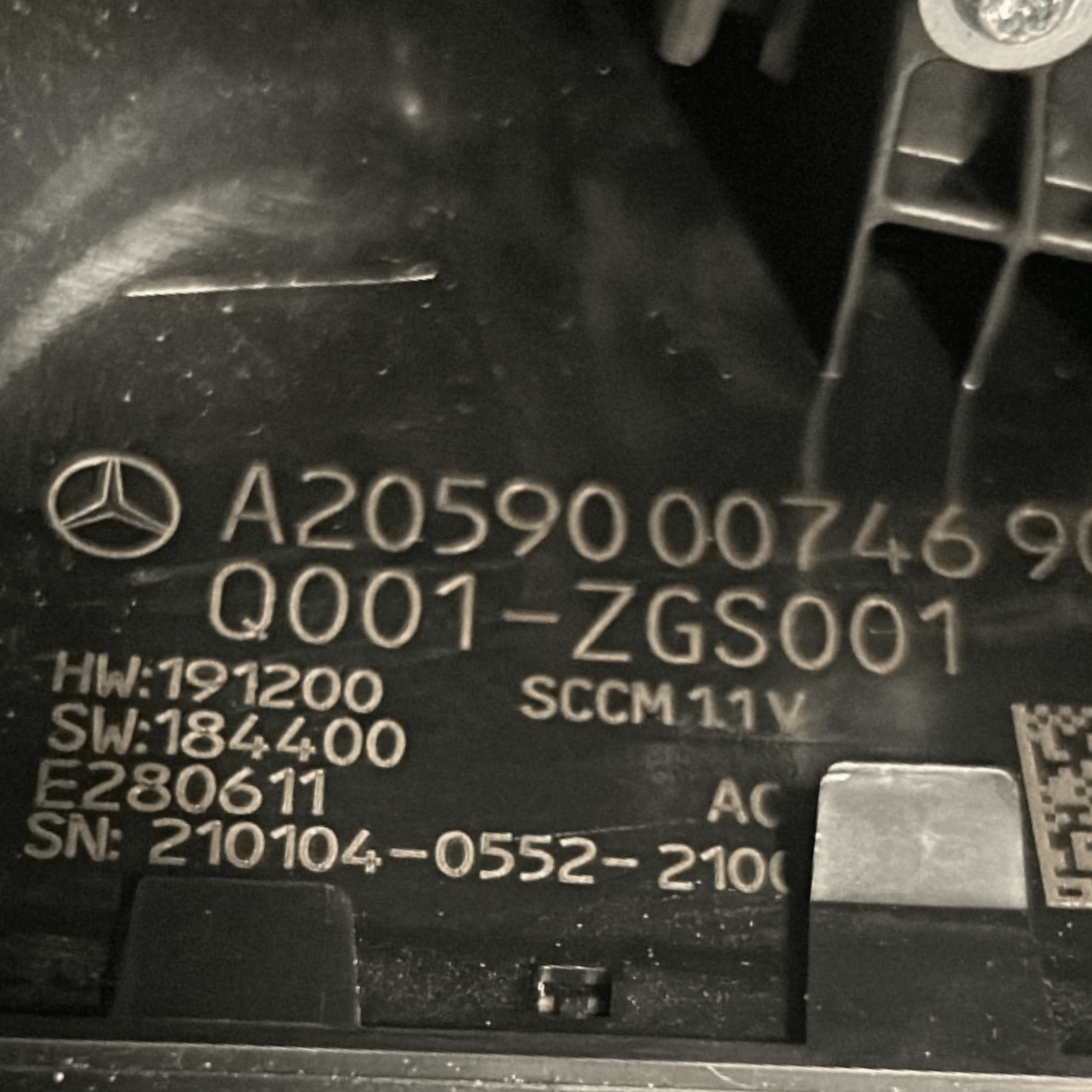 Mercedes Benz GLC (X253) light switch cod.A2059000746 (2015 > 2022) + Spiral Contact cod.A2536806100 - F&P CRASH SRLS - Used Parts