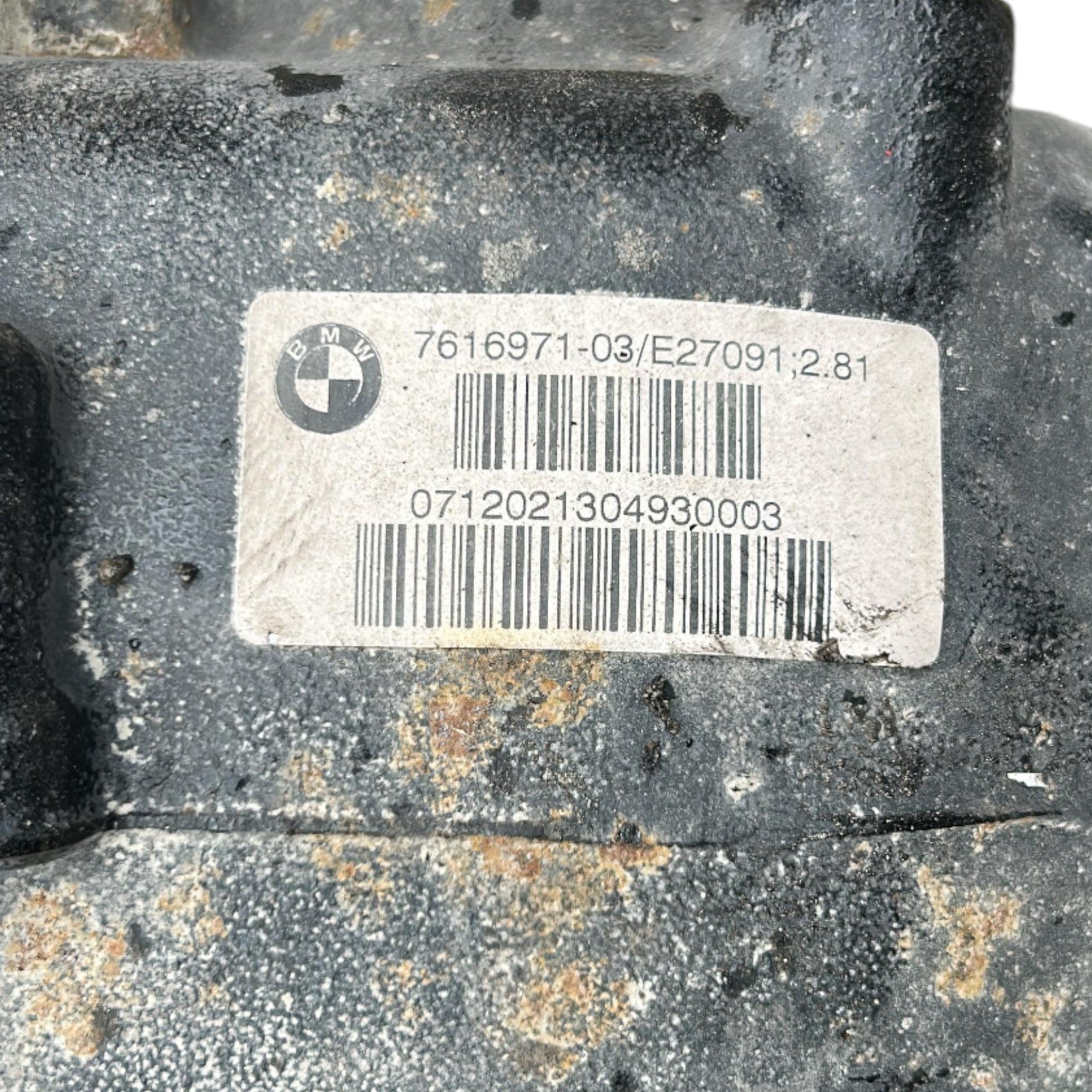 Differenziale Posteriore BMW Serie 1 (F20) cod.7616971 - 02 1.6 Benzina (2011 > 2019) cod.7616971 Cambio Manuale - F&P CRASH SRLS - Ricambi Usati