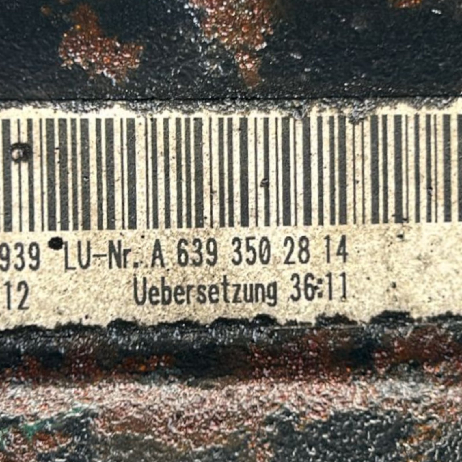 Differenziale Posteriore Mercedes Benz Viano (W639) cod.A6393502814 2.2 Diesel 4x4 (2003 > 2013) - F&P CRASH SRLS - Ricambi Usati