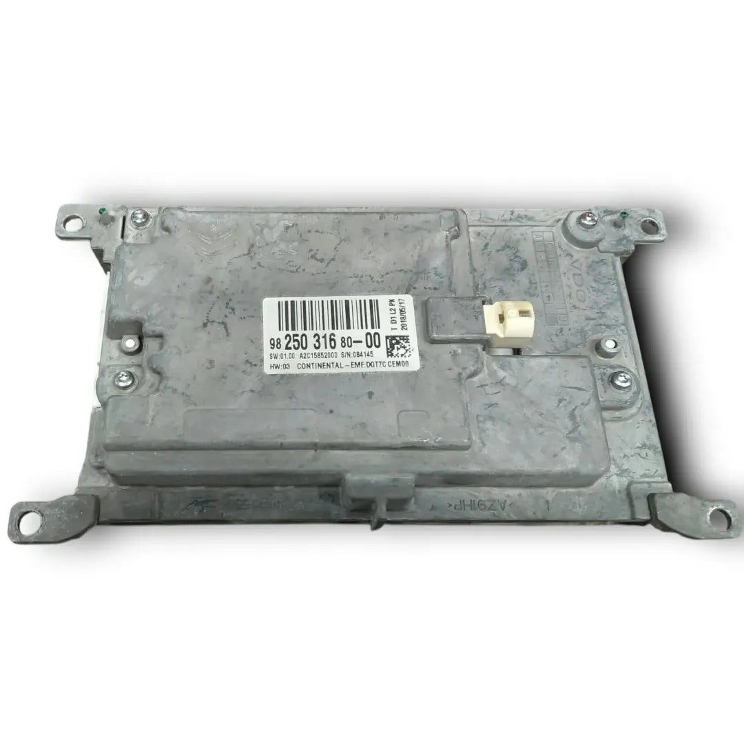 Display multifunzione Peugeot Expert Furgone 4ª Serie dal 2016 OEM 9825031680 - F&P CRASH SRL - Ricambi Usati