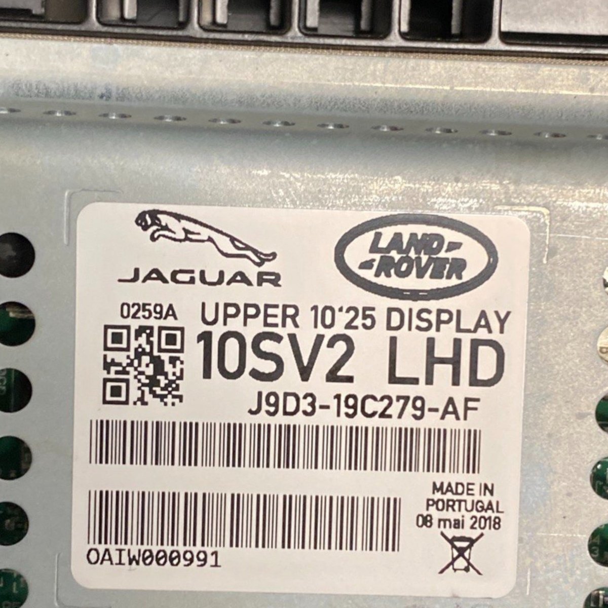 Display / schermo jaguar i - pace Cod: j9d3 - 19c279 - af (2018 - ) - F&P CRASH SRLS - Ricambi Usati