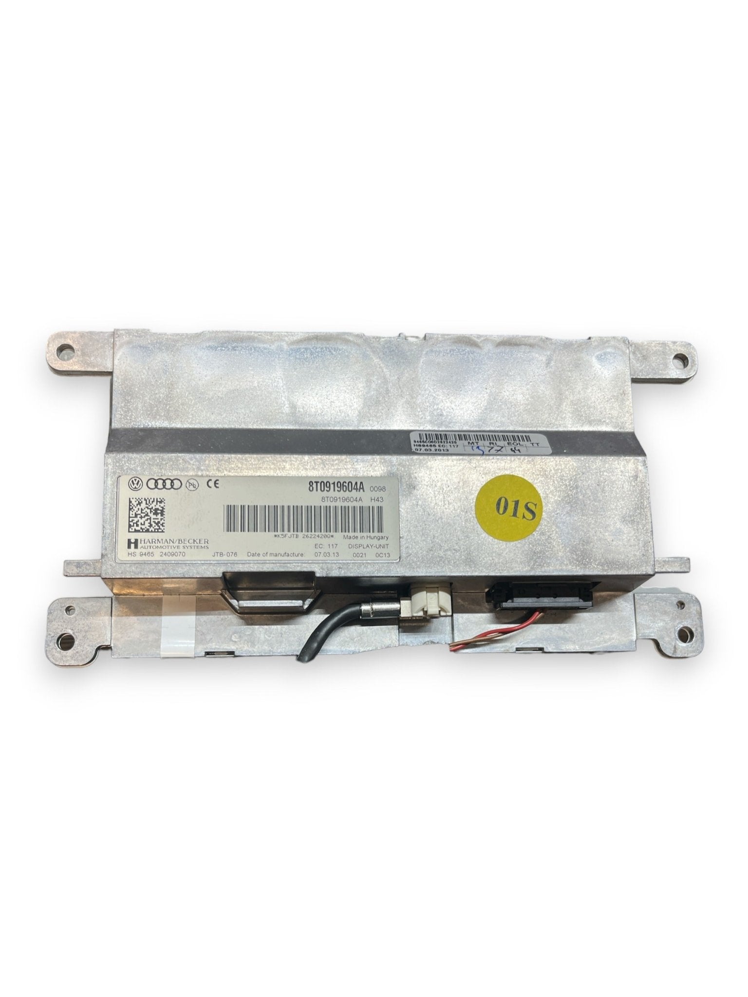 Display Schermo Multimediale 7'' Audi A5 ( 2013 ) cod : 8T0919604A - F&P CRASH SRLS - Ricambi Usati