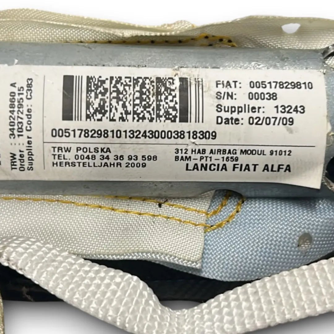 Dettaglio Airbag a tendina sinistro Fiat 500 2007–2015 OEM 51782981 - foto 2