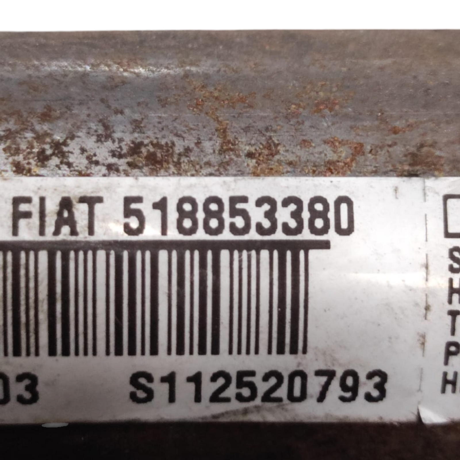 Airbag a tendina sinistro fiat punto evo cod: 518853380 (2009-2012)