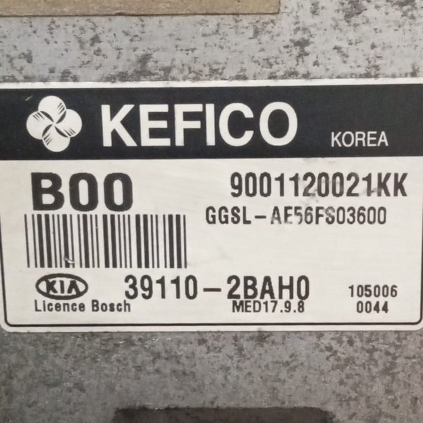 Unité de contrôle moteur 9001120021kk