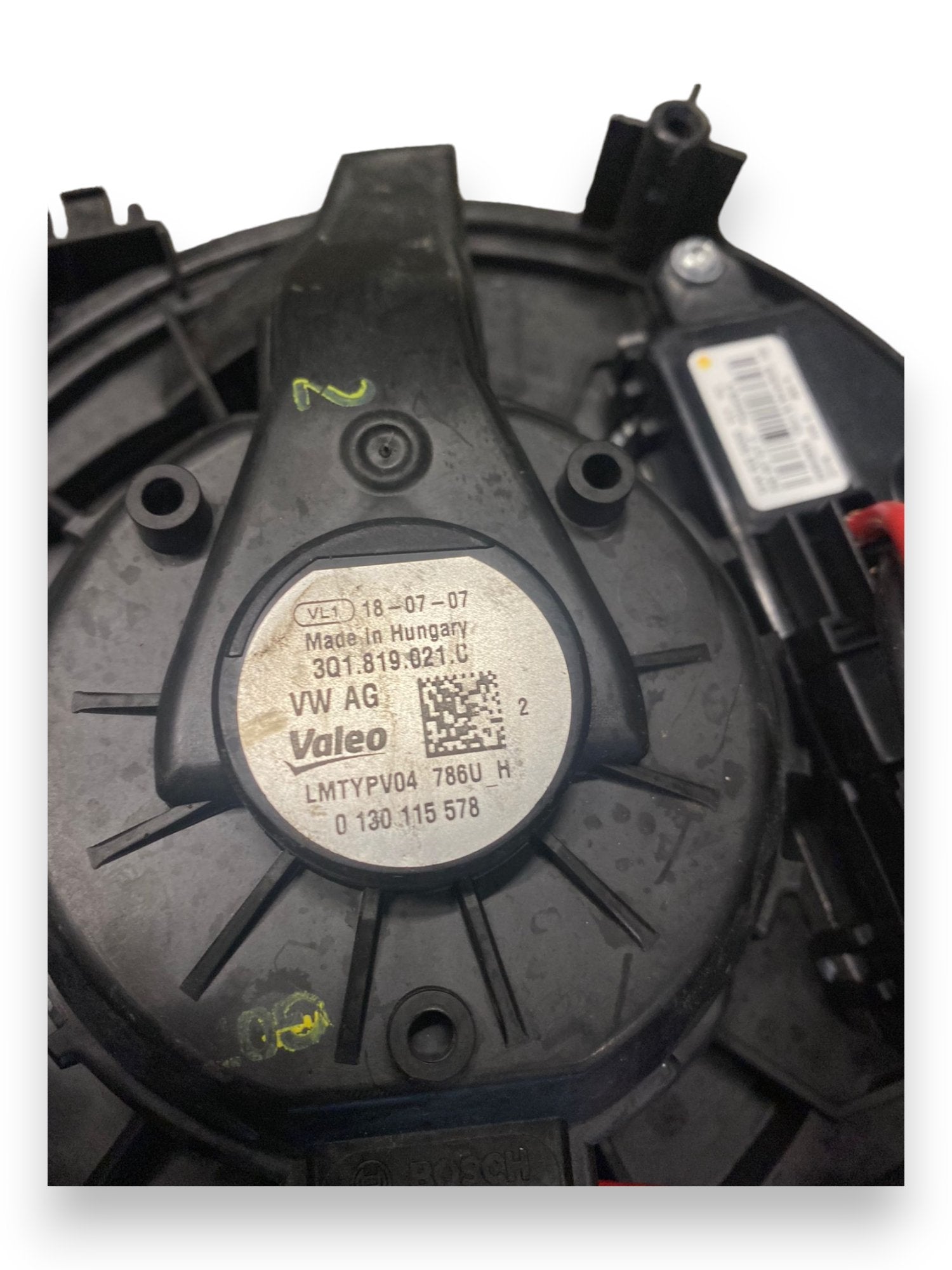 Cabin blower Volkswagen Tiguan (AD1 - 2018) code: 3q1819021c - F&P CRASH SRLS - Used Parts