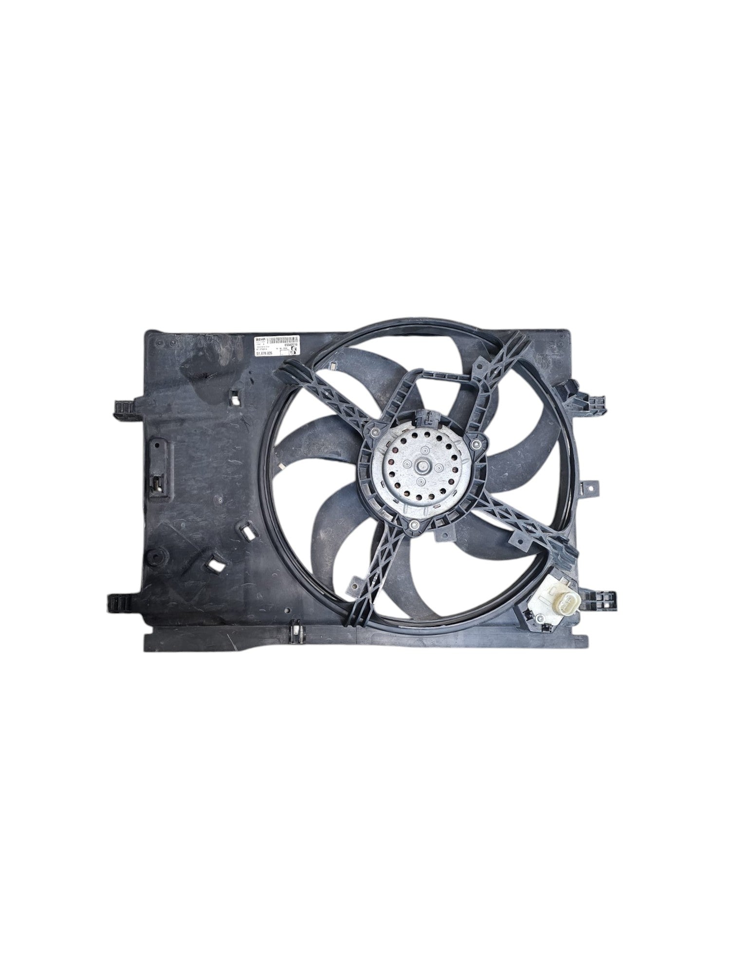 Radiator Electric Fan Fiat Punto EVO 1.2 Petrol Code:51878035 (2009 - 2012) - F&P CRASH SRLS - Used Parts
