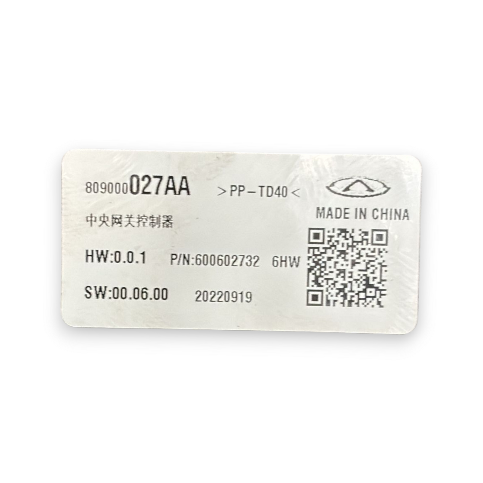 Centralna enota gateway Dr 6.0 koda:809000027aa (2022-)