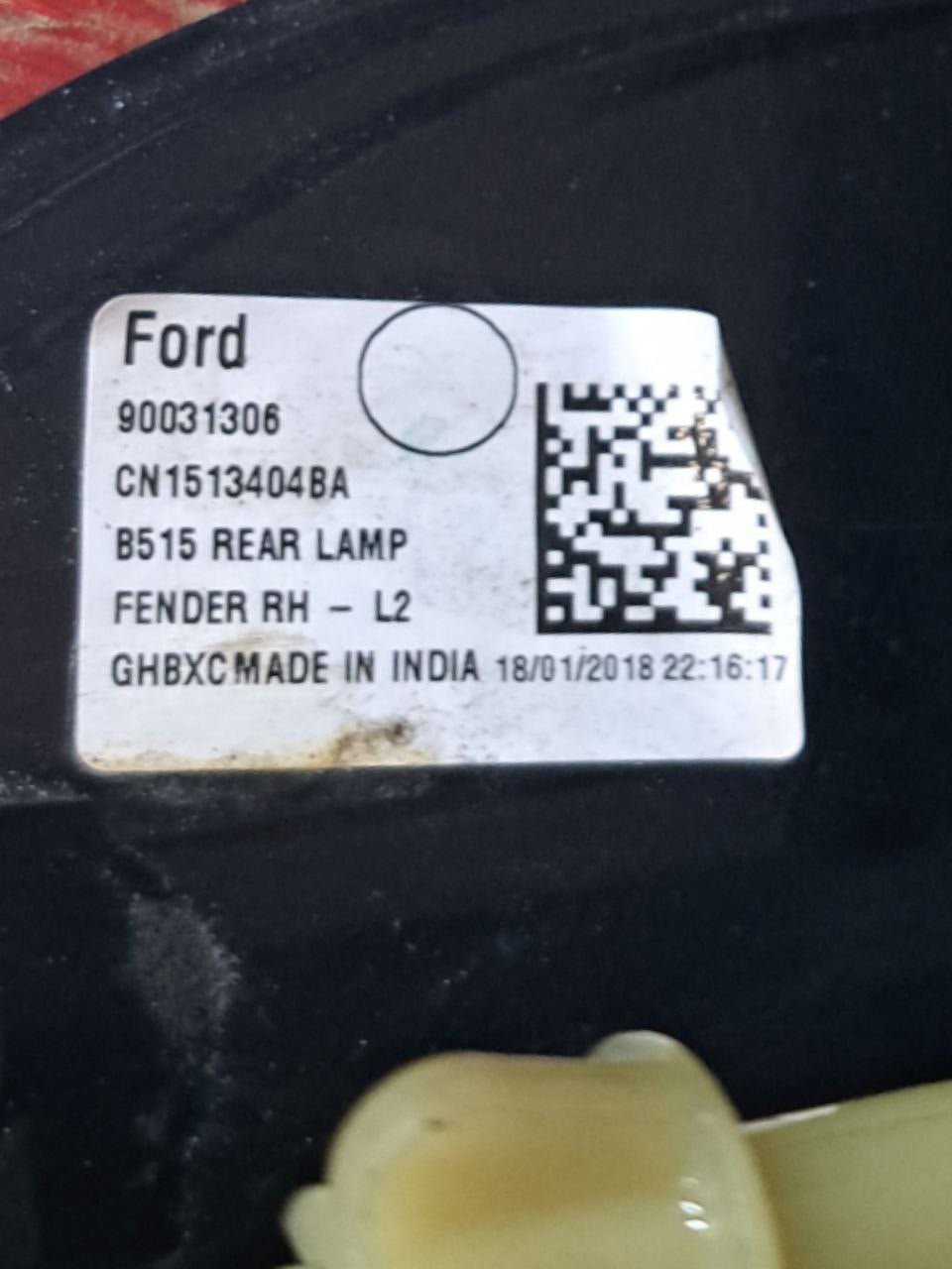Fanale / Stop Alogeno Posteriore Destro Ford Ecosport (2012>) COD:CN1513404BA - F&P CRASH SRLS - Ricambi Usati