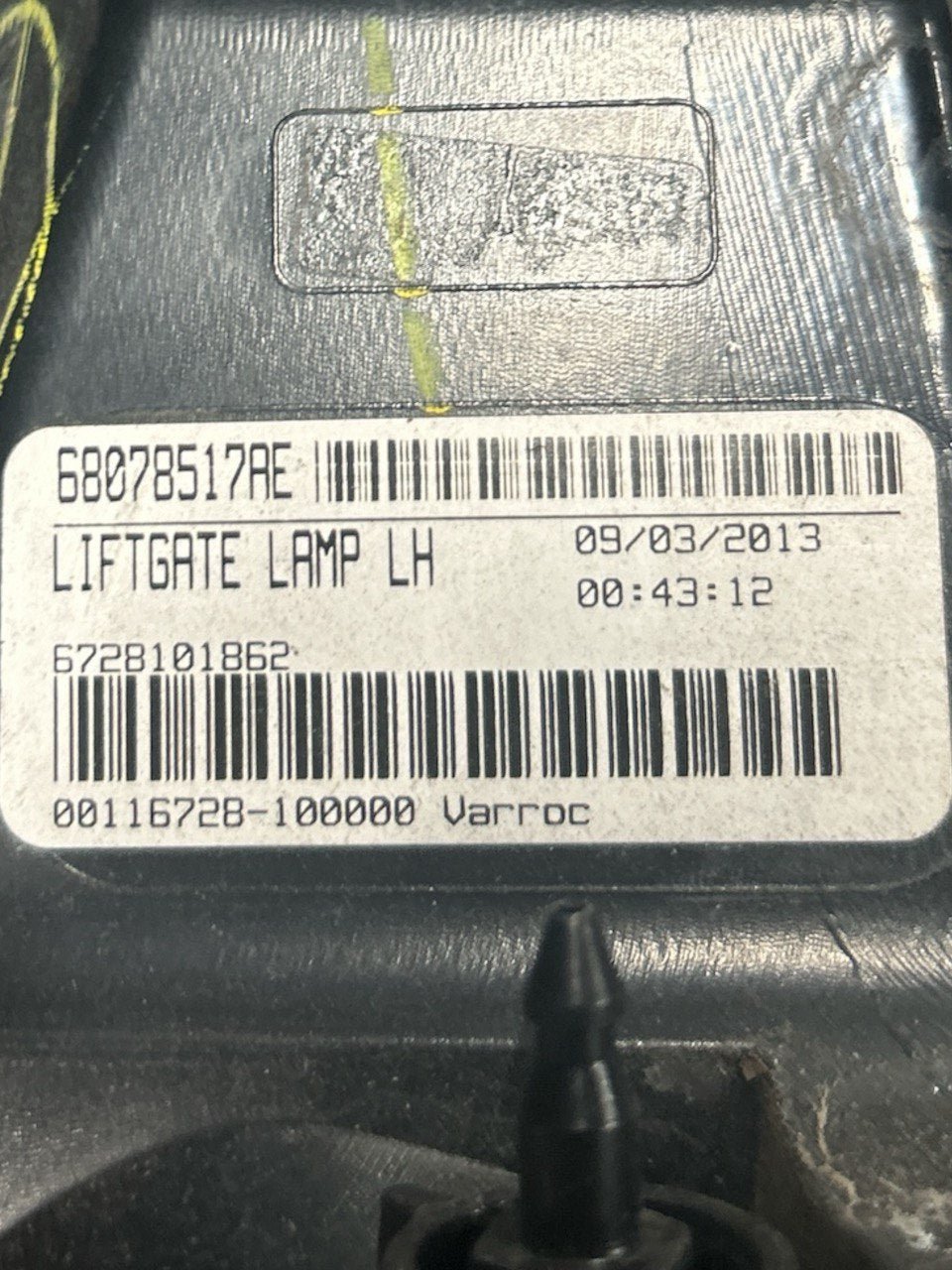 Fanale / Stop Alogeno Posteriore Sinistro Fiat Freemont (2011 > 2015) cod.68078517AE - F&P CRASH SRLS - Ricambi Usati