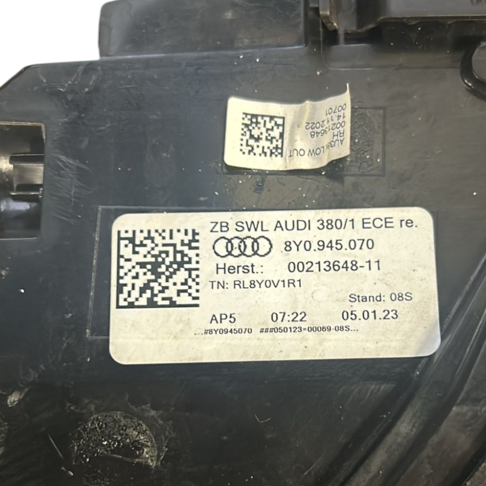 Rear Right LED Stop Light for Audi A3 (8Y) code 8Y0945070 (2020 > ) - F&P CRASH SRLS - Used Parts