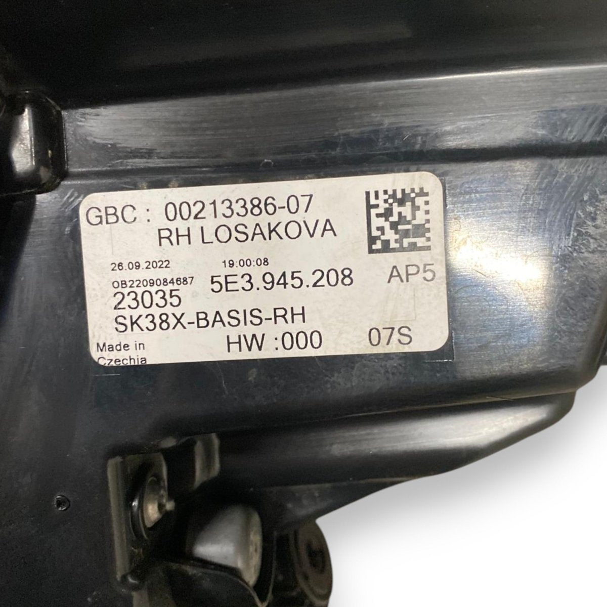 Rear external LED stop light right (dx) Skoda Octavia combi / station wagon IV NX (2020 - 2023) Code: 5E3945208 - F&P CRASH SRLS - Used Parts
