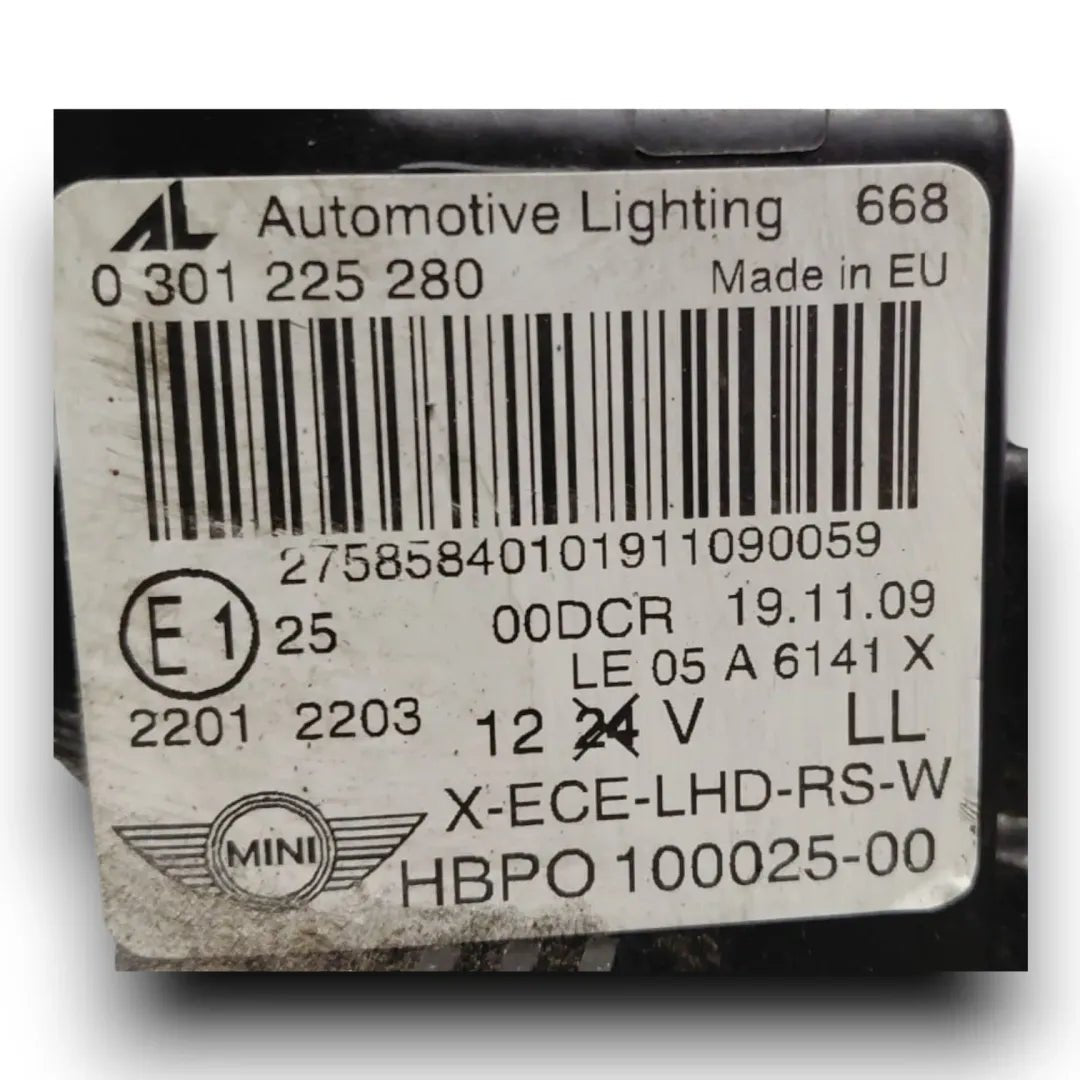 Dettaglio Faro anteriore destro MINI Clubman R55 2007–2010 OEM 63127269986 - foto 7