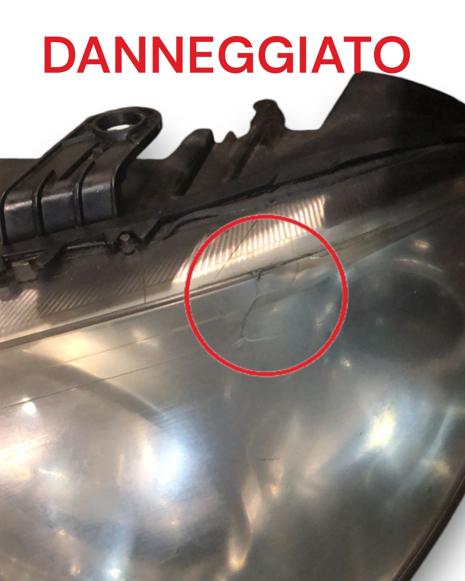 Left Front Halogen Headlight Sx Fiat Punto (2007 > 2010) code:661 - 1140L - F&P CRASH SRLS - Used Parts