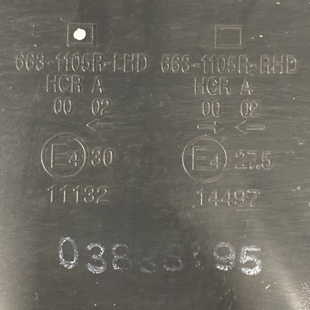 Faro / fanale alogeno destro (dx) iveco daily iii (1999 - 2006) Cod: 663 - 1105r - lhd - F&P CRASH SRLS - Ricambi Usati