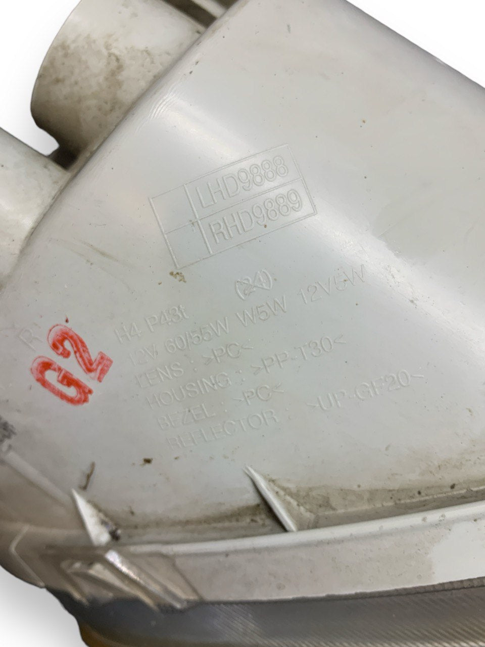 Right Front Halogen Headlight Chevrolet Matiz (2001) code.rhd9889 - F&P CRASH SRLS - Used Parts