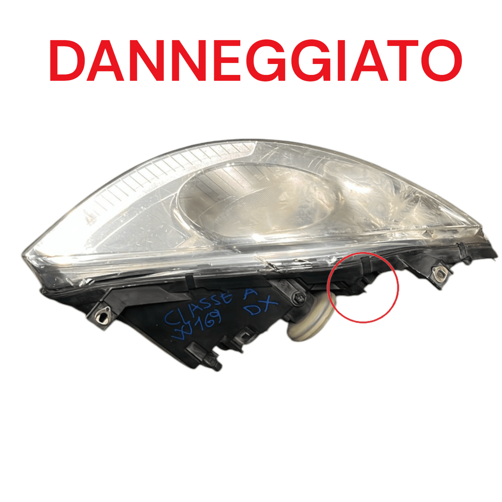 Faro Fanale Anteriore Destro Alogeno Mercedes Classe A (W169)cod:A1698200261 (2004 >2012) - F&P CRASH SRLS - Ricambi Usati