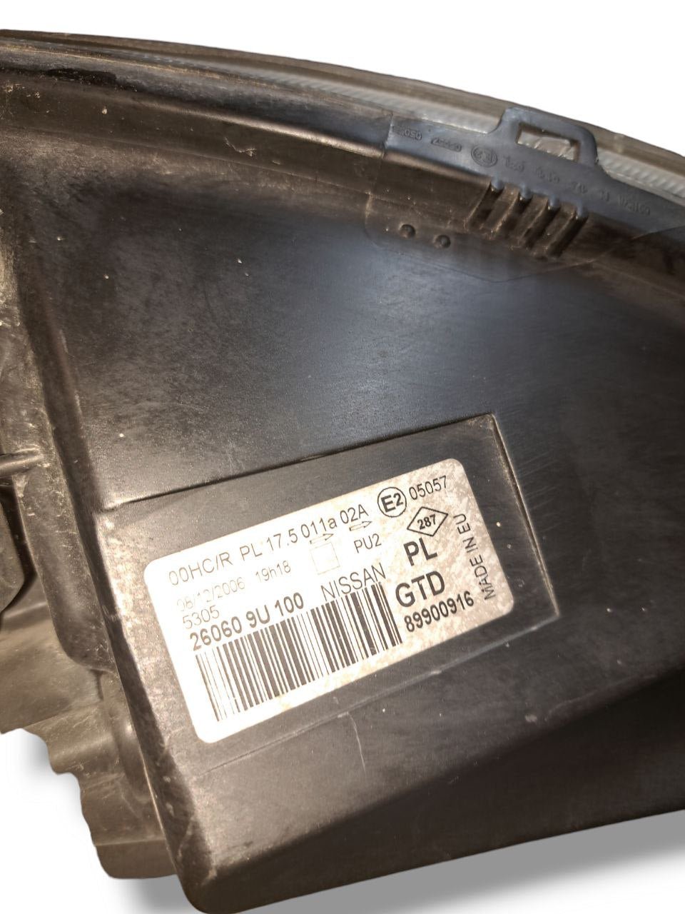 Faro Fanale Anteriore sinistro alogeno Nissan Note ( 2012 ) COD:89900916 - F&P CRASH SRLS - Ricambi Usati