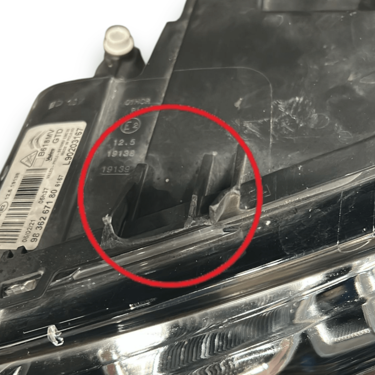 Faro / fanale anteriore sinistro citroen c3 cod:9836267180 (2016 > 2023) - F&P CRASH SRLS - Ricambi Usati