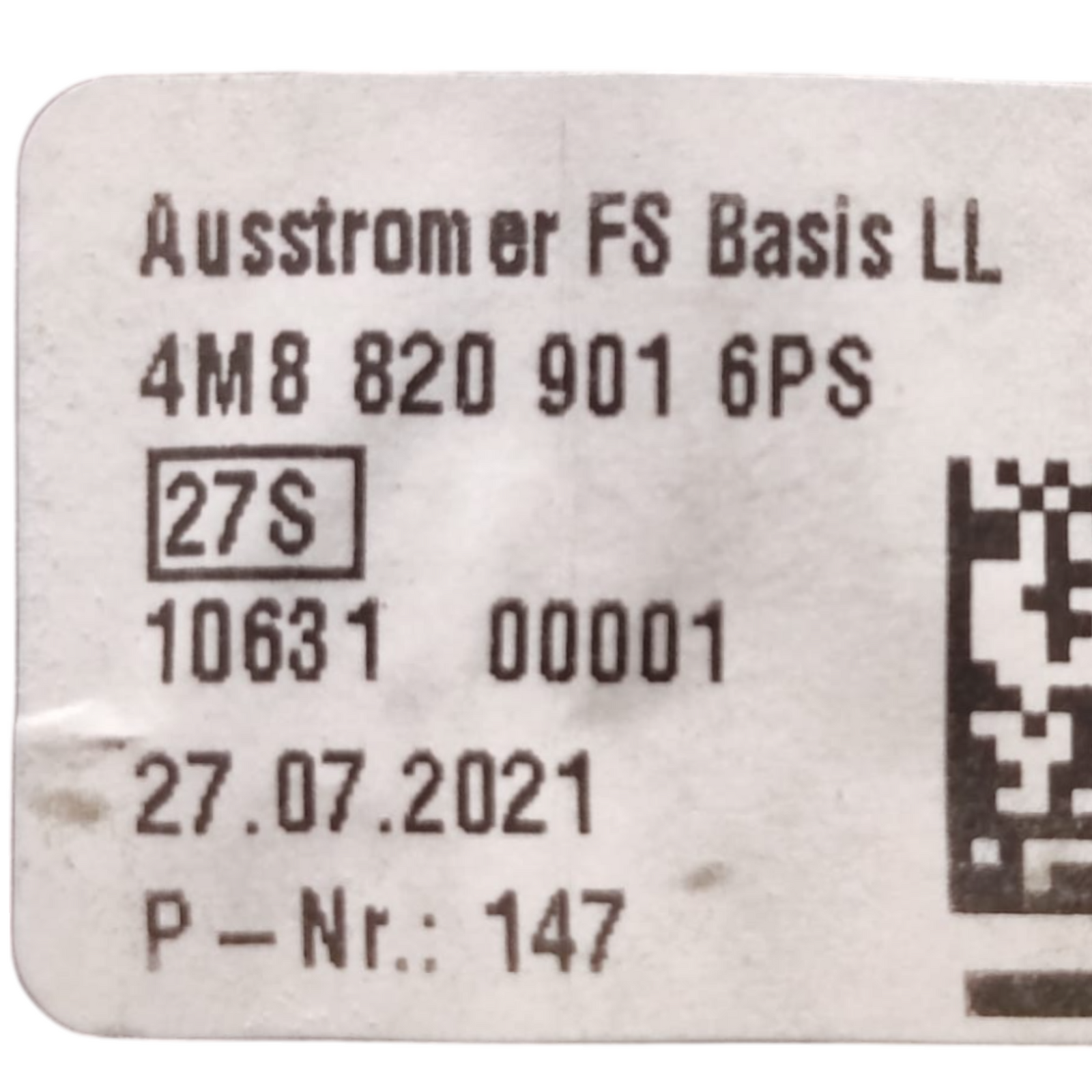 Bocchetta aria sinistra audi q8 cod: 4m8820901 (2018-)