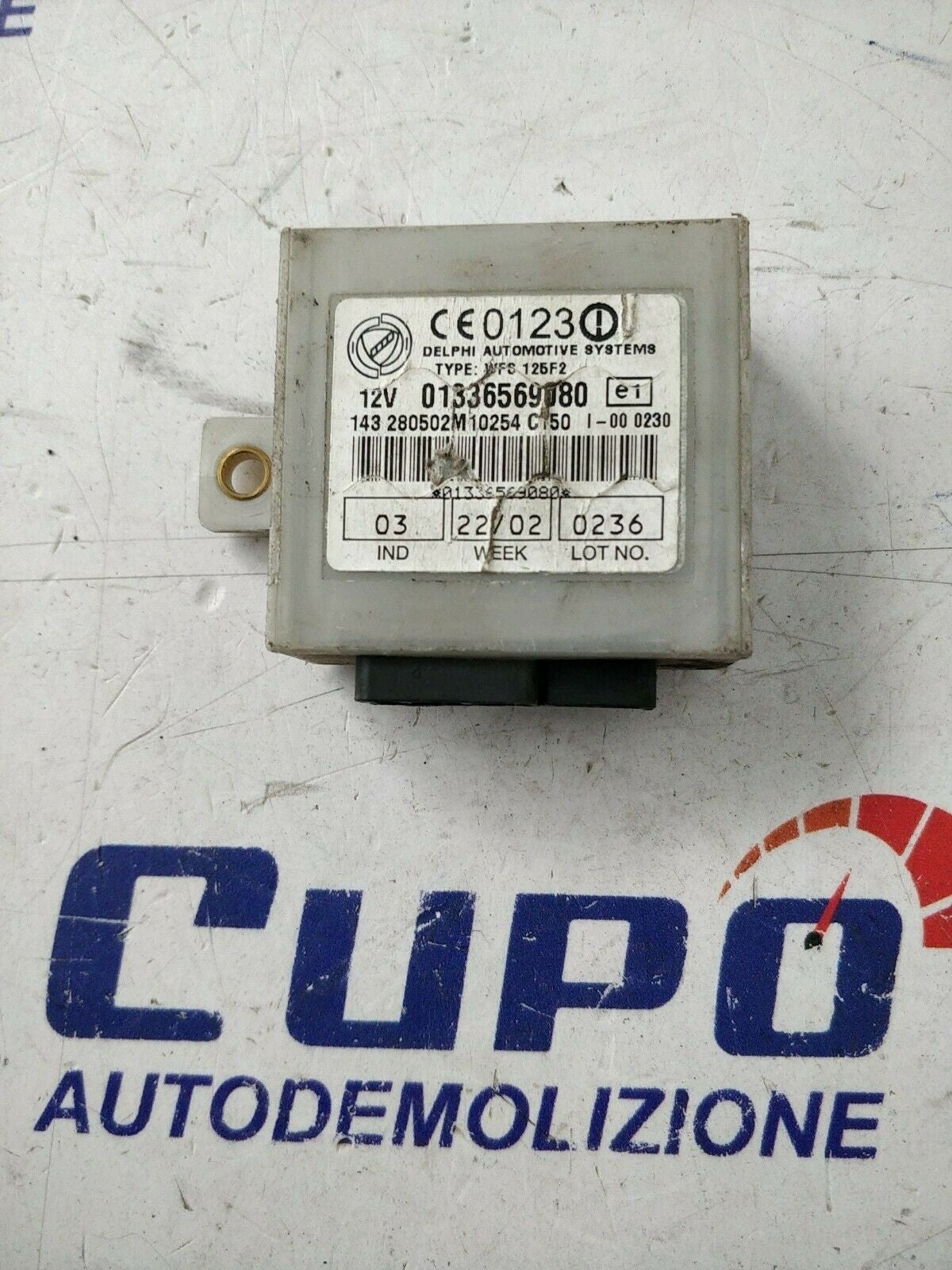 Fiat Ducato Van (2003) 2.3 Diesel 81Kw Immobilizer Control Unit 01336569080 - F&P CRASH SRLS - Used Parts