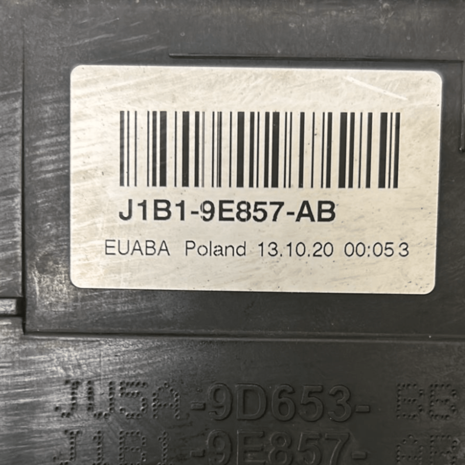 Active Carbon Filter Ford Puma 1.0 Petrol code:J1B1 - 9E857 - AB (2019 >) - F&P CRASH SRLS - Used Parts
