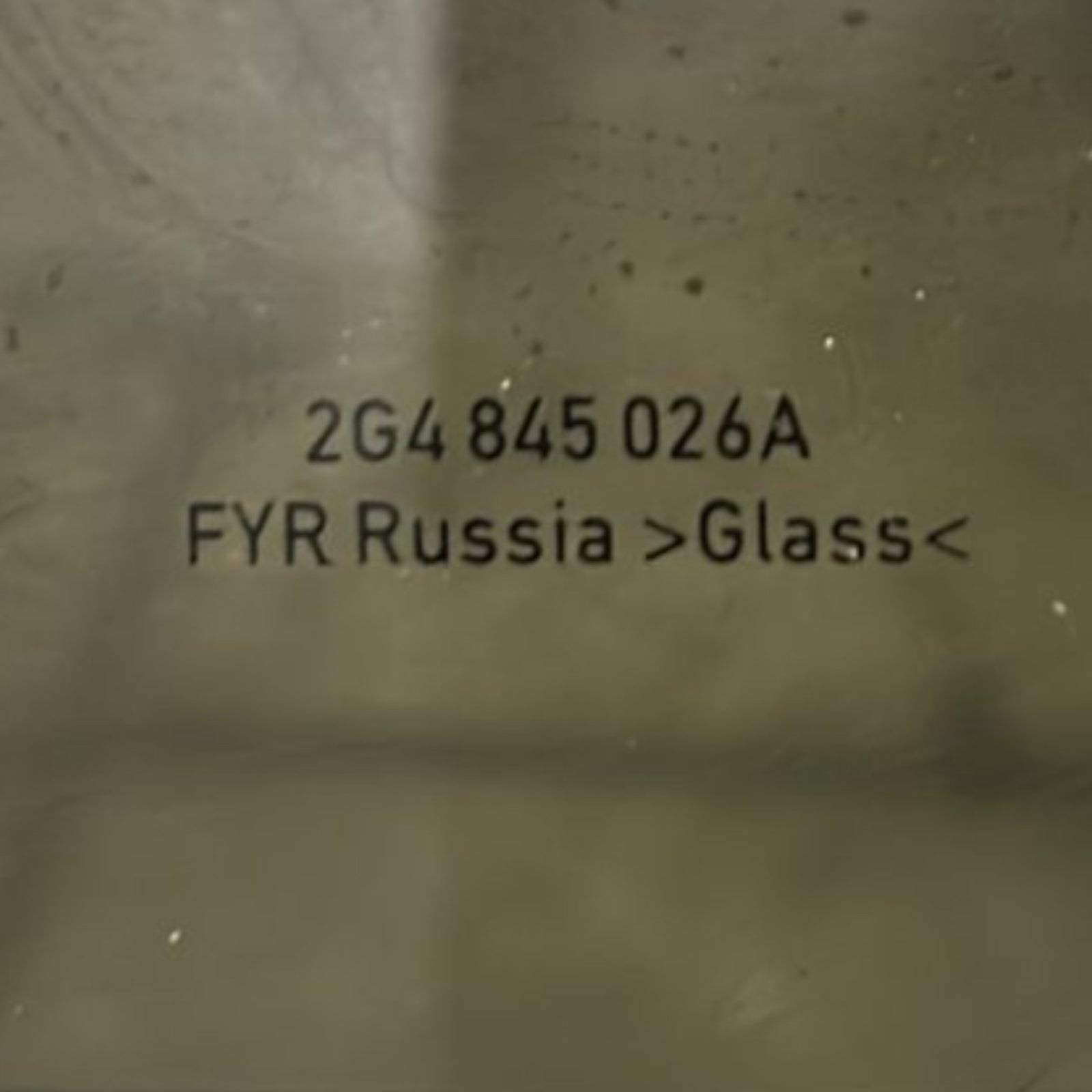 Rear Window / Glass Right Volkswagen Polo VI (AW1) code 2G4845026A (2017 > ) - F&P CRASH SRLS - Used Parts