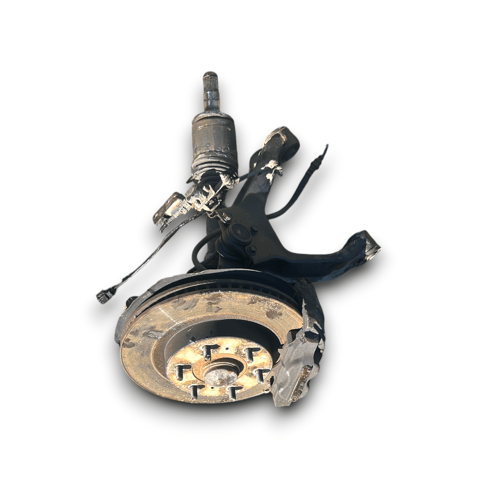 Spindle / Left Front Hub Mitsubishi Pajero (V80) 3.2 Diesel (4x4) (2006 > 2021) + Caliper - F&P CRASH SRLS - Used Parts