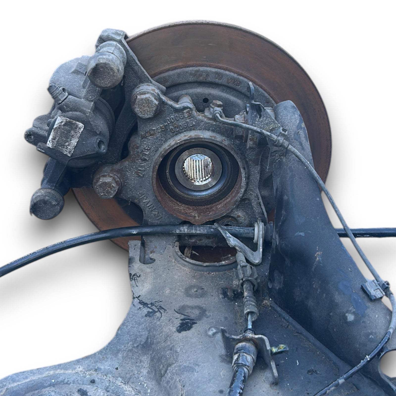 Spindle / Left Rear Hub Mercedes Benz V-Class (W447) code A4473570006 2.2 Diesel (4x4) (2014 > ) + Caliper and Arm - F&P CRASH SRLS - Used Parts
