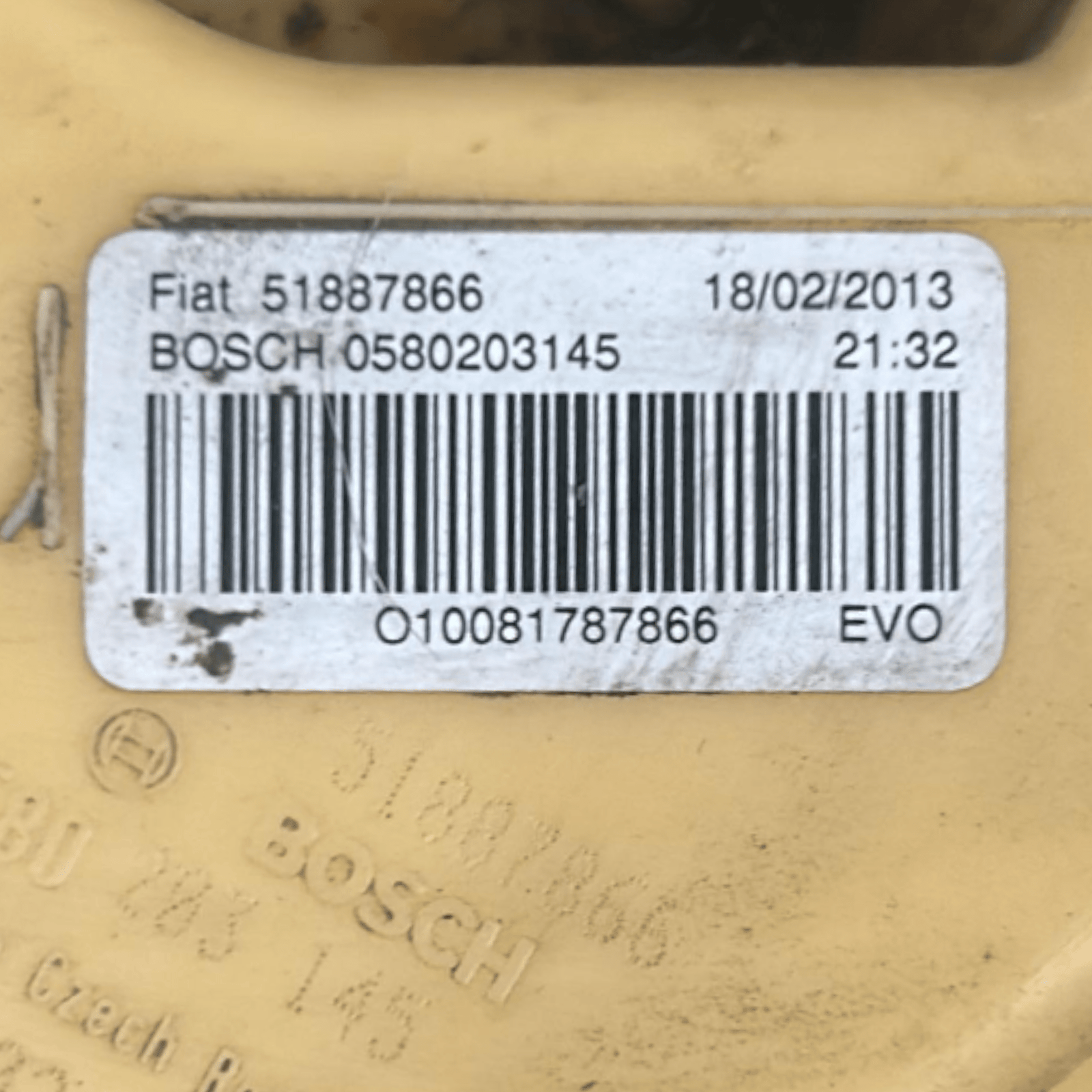 Galleggiante / Pompa Carburante Fiat 500L cod.51887866 1.3 Diesel (2012 > 2022) cod.0580203145 - F&P CRASH SRLS - Ricambi Usati