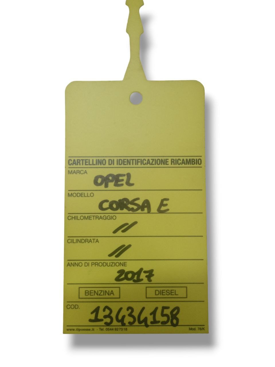 Gocciolatoio Parabrezza Opel Corsa E (2017) cod: 13434158 - F&P CRASH SRLS - Ricambi Usati