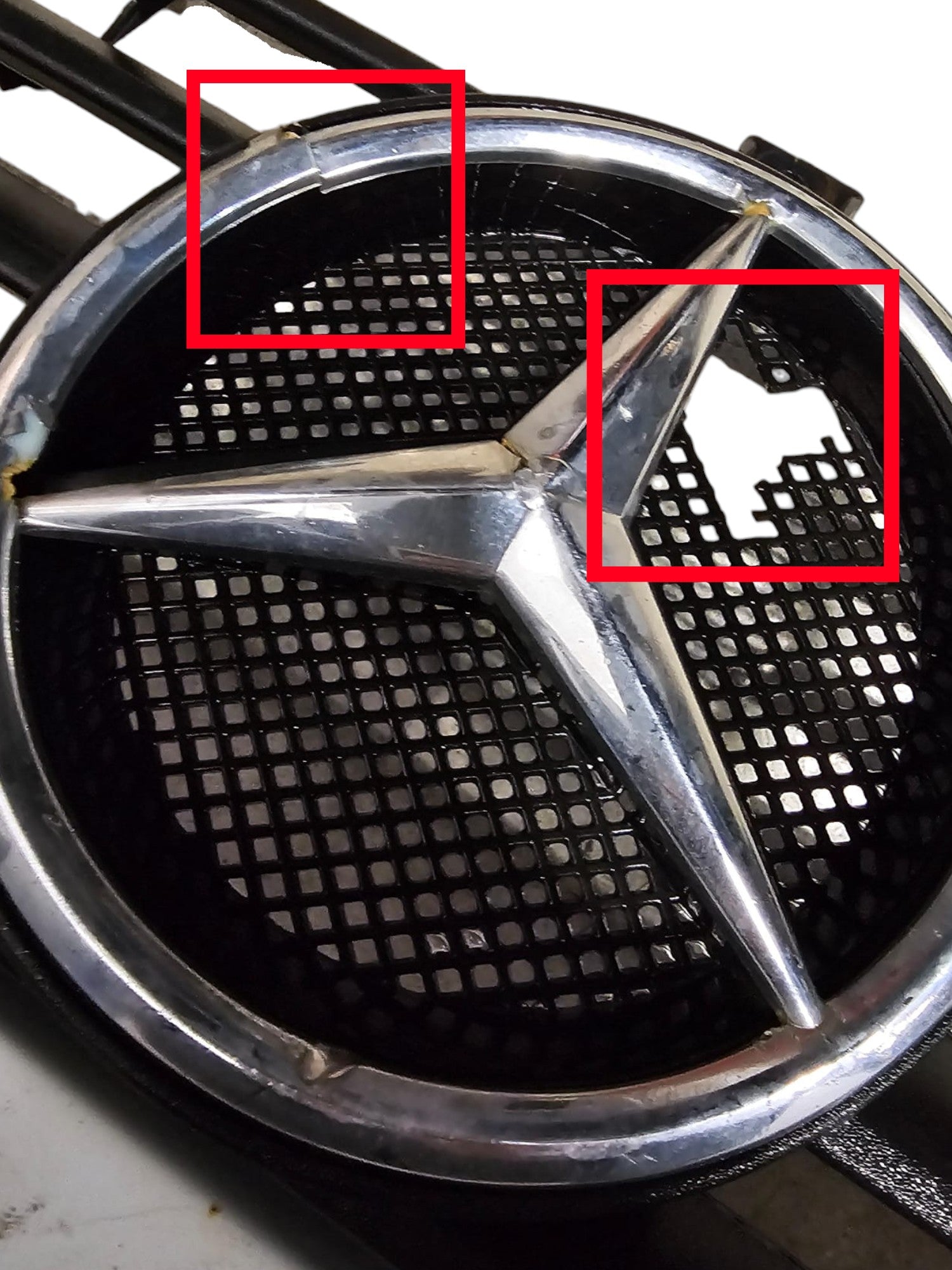 Griglia Paraurti Anteriore Mercedes - Benz Vito (1996 - 2003) Cod:A6388880415 - F&P CRASH SRLS - Ricambi Usati